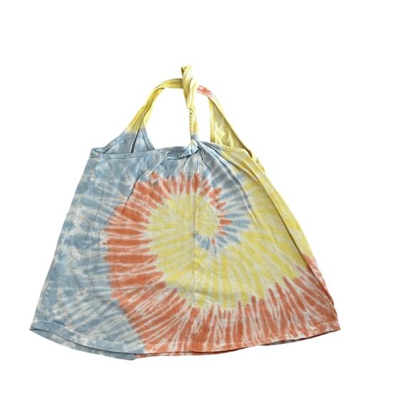 DAYTONA BEACH Sz S Racer Back Tank Tie Dye Back Knot Summer Festival Florida - Picture 3 of 5